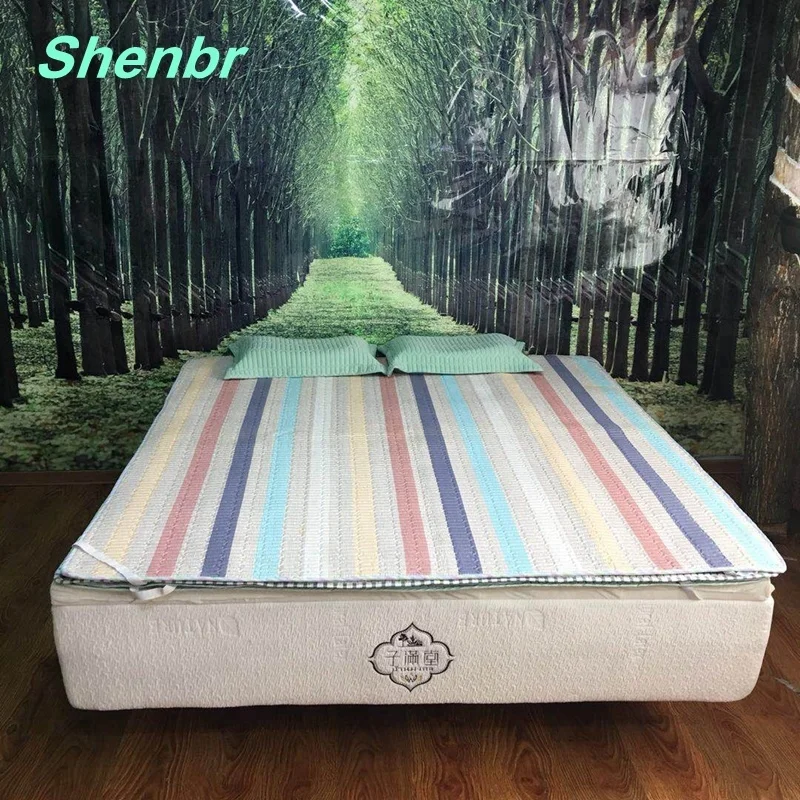 Beautiful 100% Natural Latex Anti Dust Mite Bed Mat Topper