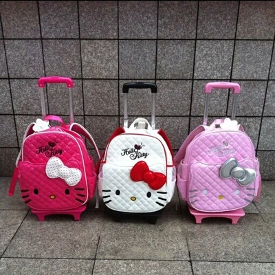 kitty trolley bag