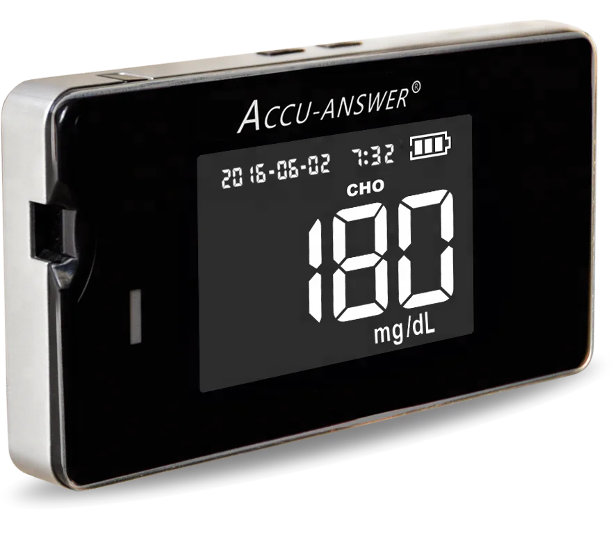 glucometer diabetic machine test strips hemoglobin cholesterol meter