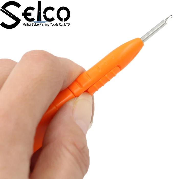 China wholesale carp fishing terminal tools waterproof LED light rapid loop tyer, tie fast loop tyer