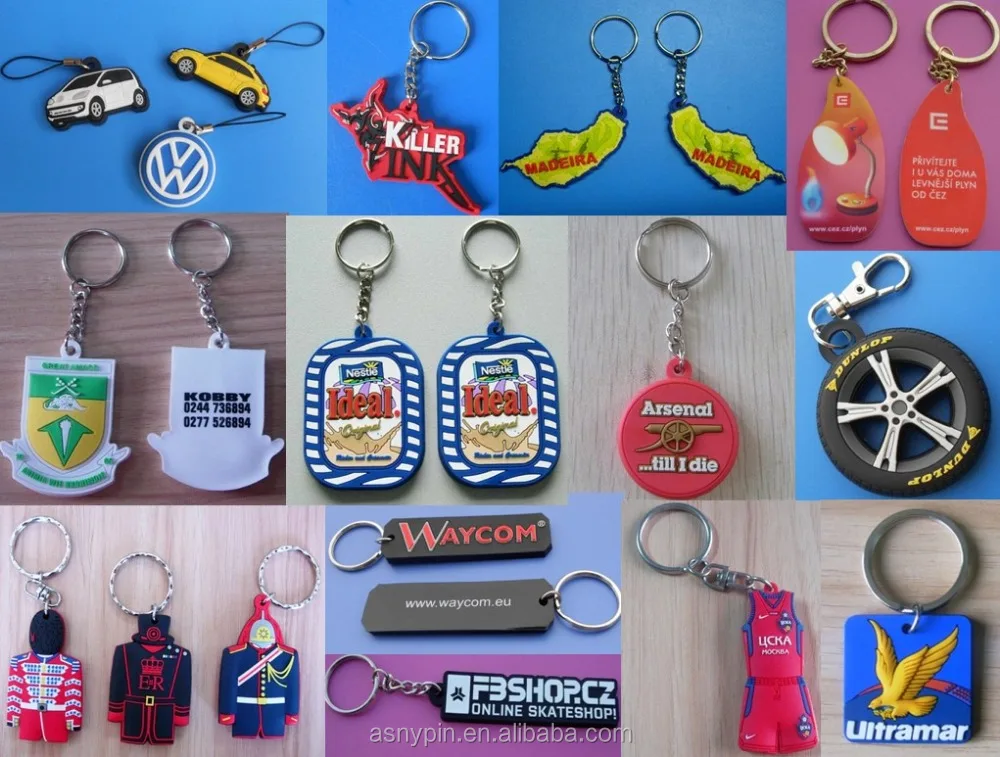 
Double-sided 3D gas cylinder bottle soft pvc keyring gas tank keychain 