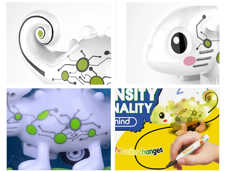 Newest chameleon robot line follower toy