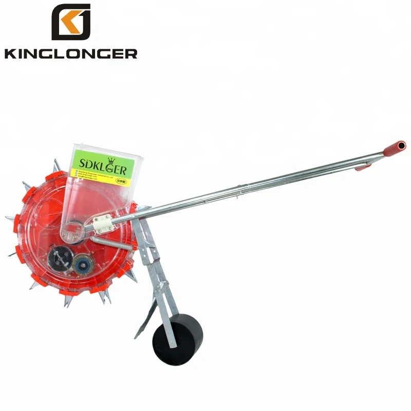 KONGLONGER KLG-12 hand push farm land/plastic flim 1 row onion soybean bean planter