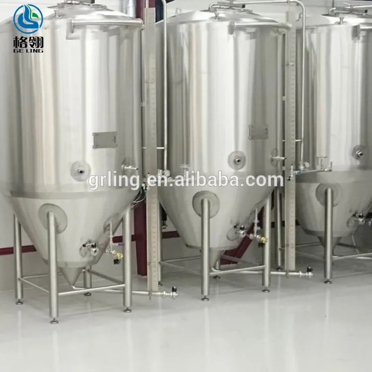 Grape wine Industrial Commercial Stainless Steel Conical Wine Beer Fermentation Tank Best sell 2022