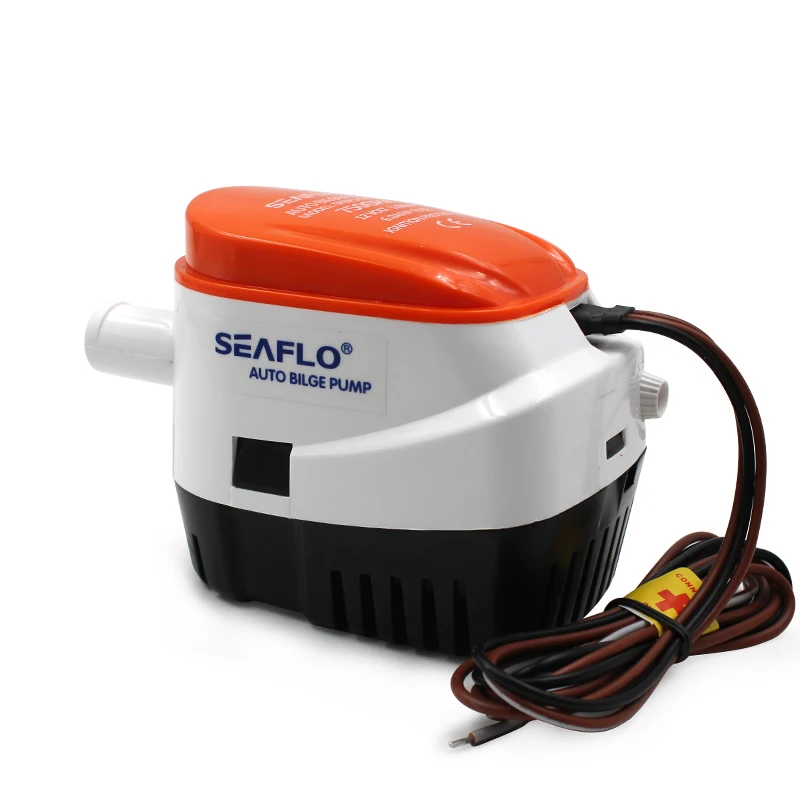 
Automatic Bilge Pump Submersible Water Pump With Float Switch 12V/24V 600/750/1100GPH 