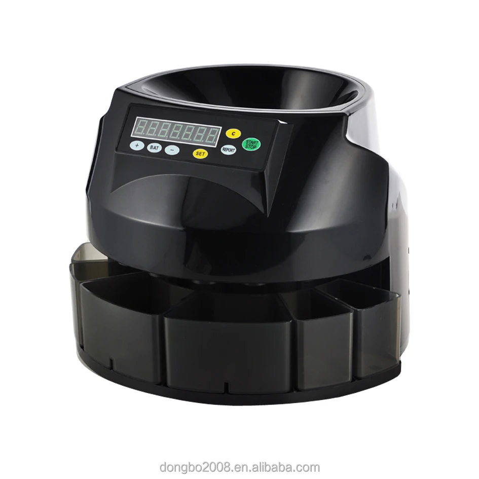
DB350 coin counter coin sorter coin counting machine in Black 