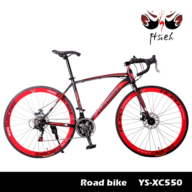 EUROBIKE 21 Speed Road Bike High-ten Steel 700C Bike With 40MM Alloy Rim