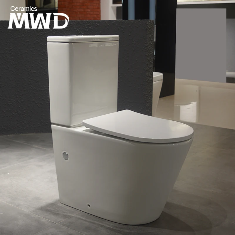 toilet bowl brand Movewayda two piece toilet rimless dual flush toilet