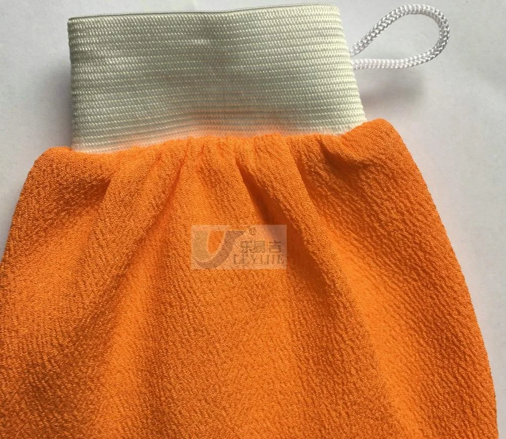 Private Label OEM Viscose Bath Glove Exfoliating Spa  Hammam Cleaning Body Rayon Exfoliating Care Bath Brushes Sponge Glove