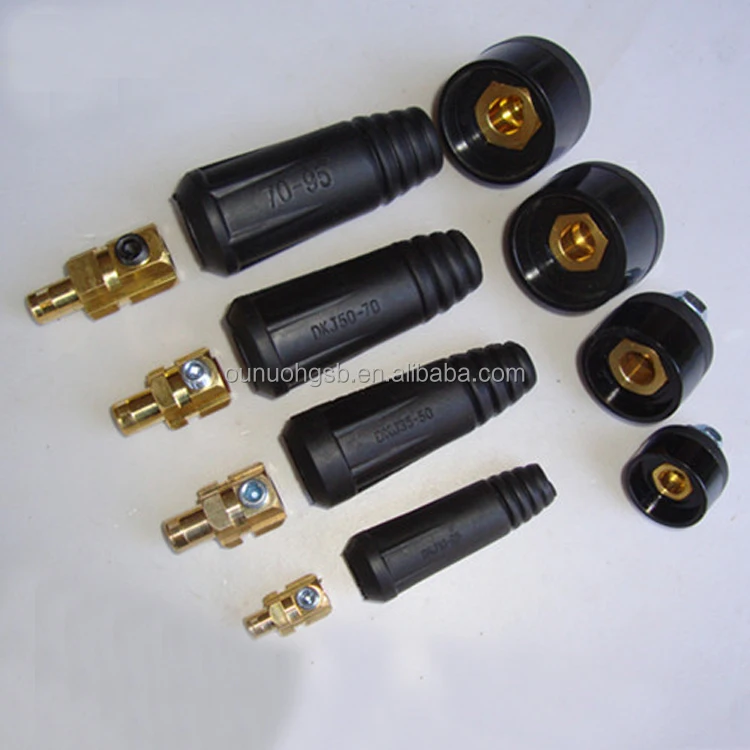 EURO style 35-50 50-70 welding cable connector fast Plug socket