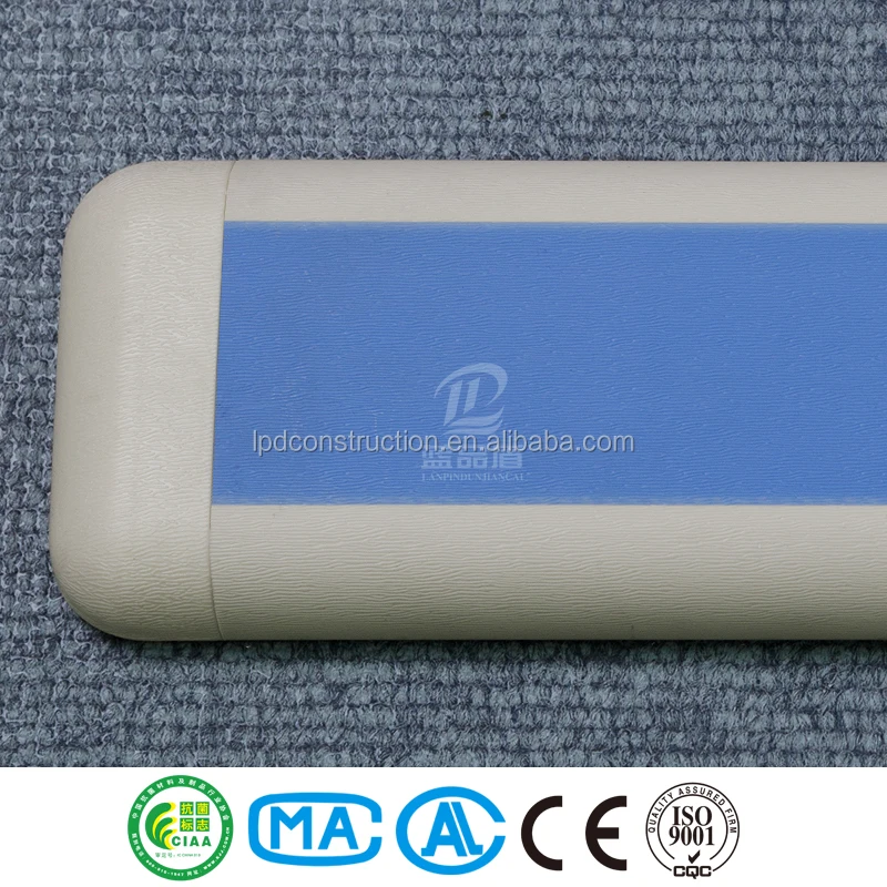 102mm corridor anti bump rail Hospital chair rail and Hotel Wall Guard Complete Set