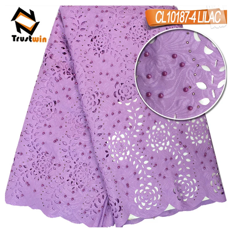 high quality wholesale net lace laser cut embroidery fabric for wedding