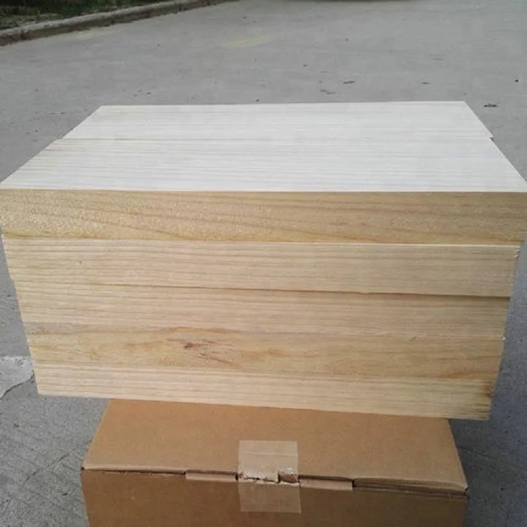 
pao tong wood material paulownia finger jonted wood for furniture and 