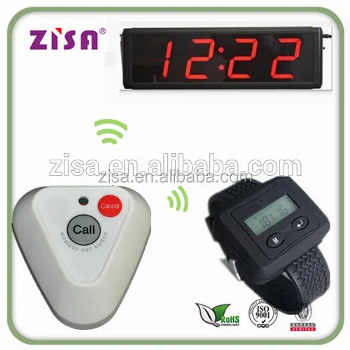 Зиса чайный сервиз беспроводной официант наручные часы пейджер