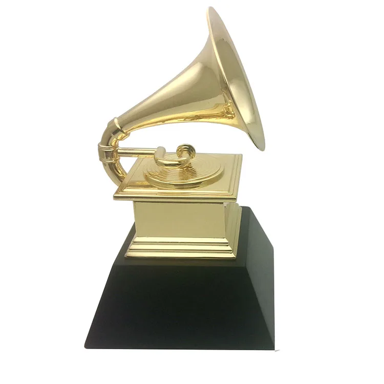 Real Size Custom Grammy Metal Music Award trophy/Grammy Trophy