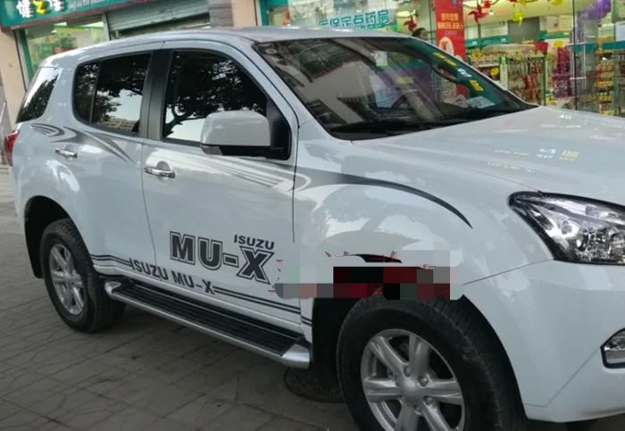 4x4 pickup automatic side step (running board) for Isuzu MUX pickup 2018 customized cars decorative accessories