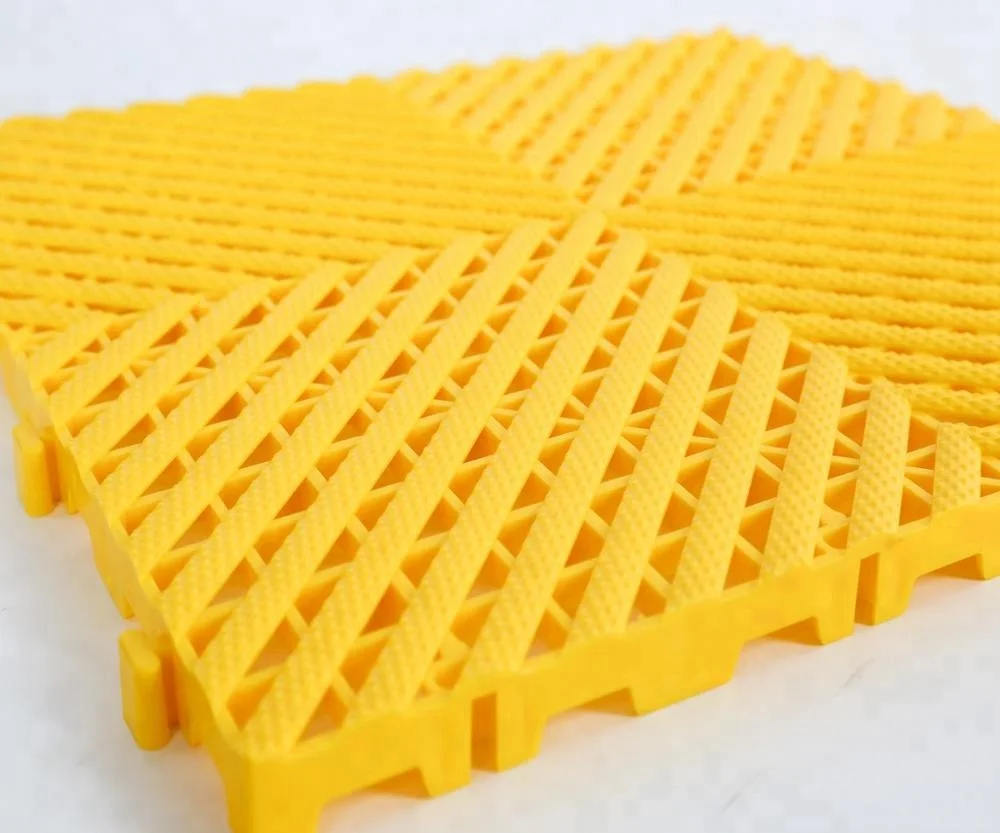 modular plastic interlocking garage floor tiles