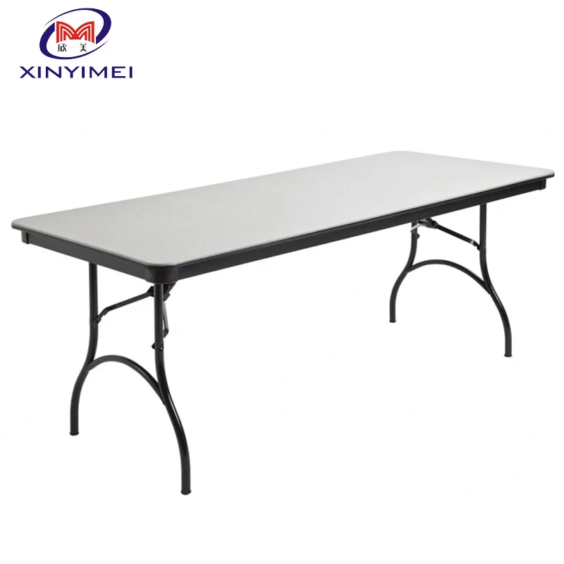 Прямоугольный складной стол, банкетный стол из ПВХ, длинный стол