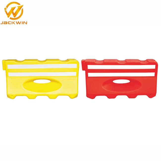 Temporary 1M Height Plastic Traffic Foldable Water Filled Barrier