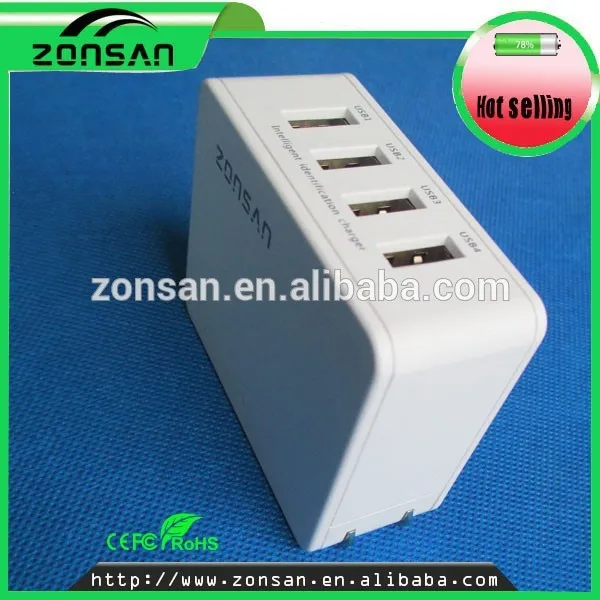 New 5V 1A 2.1A fast charging micro usb charger with folding plug smart IC