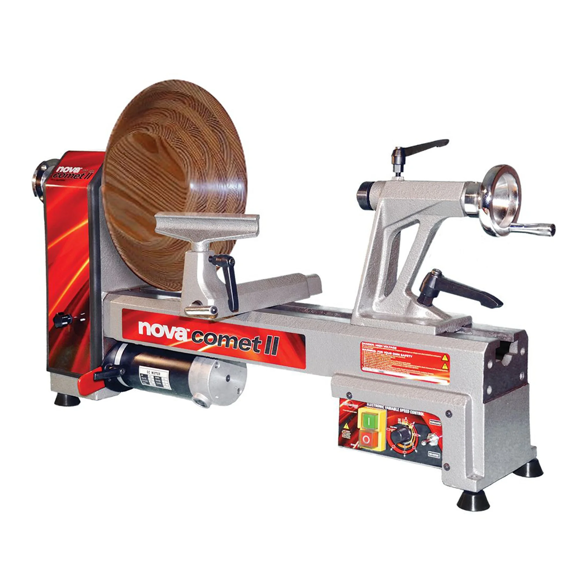 Токарный мини-станок для обработки древесины NOVA COMET II, стандартный патрон Nova G3
