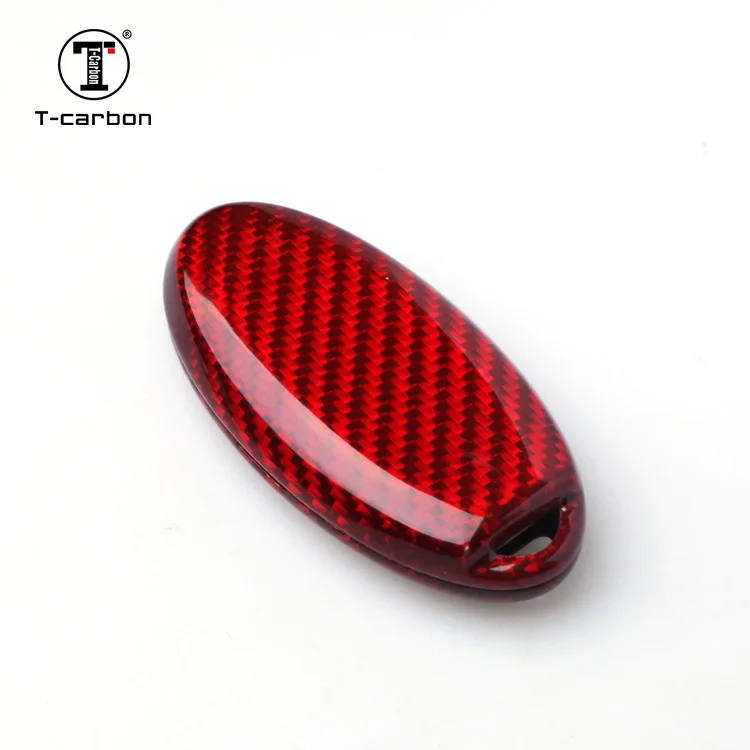 T-carbon Glass Fiber Car Key Case Cover Shell  Fit For GTR Key Cover Car Interior Accessories