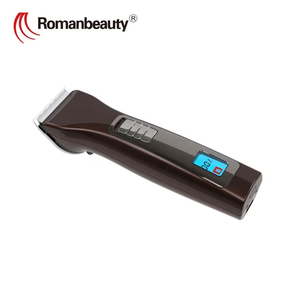 Cordless hair trimmer professional for men Electric ceramic private custom  facial beard hair clipper custom made hair clipper