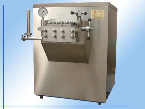 Food industry use 1500L/H high pressure homogenizer machine for milk