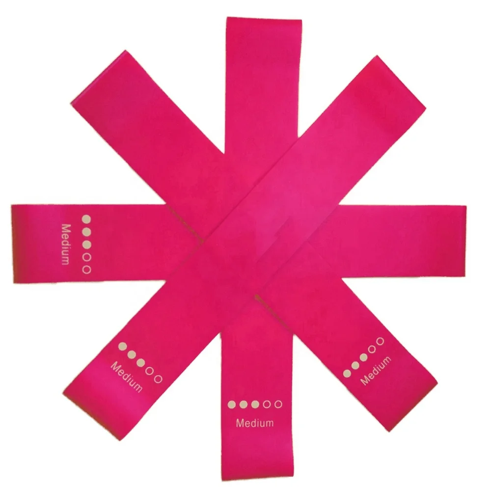 100% pure latex mini resistance bands and fitness bands set