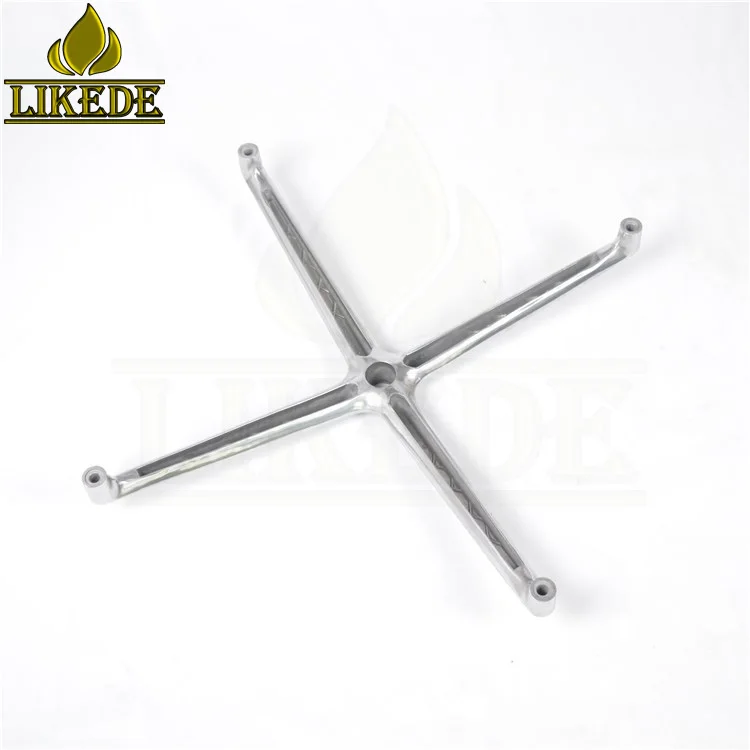 Factory outlets hot sale 4 feet swivel chair parts aluminum lounge chair swivel base revolving chair parts