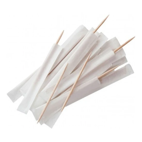 
Eco-friendly individually wrapped bamboo cake toothpicks 