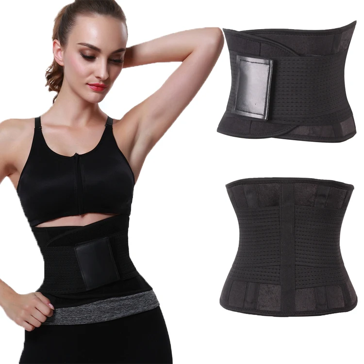 
Wholesale Comfortable Black Sport Corset Belt Fat Burning Woman Elastic Waist Trainer Private Label Belt 