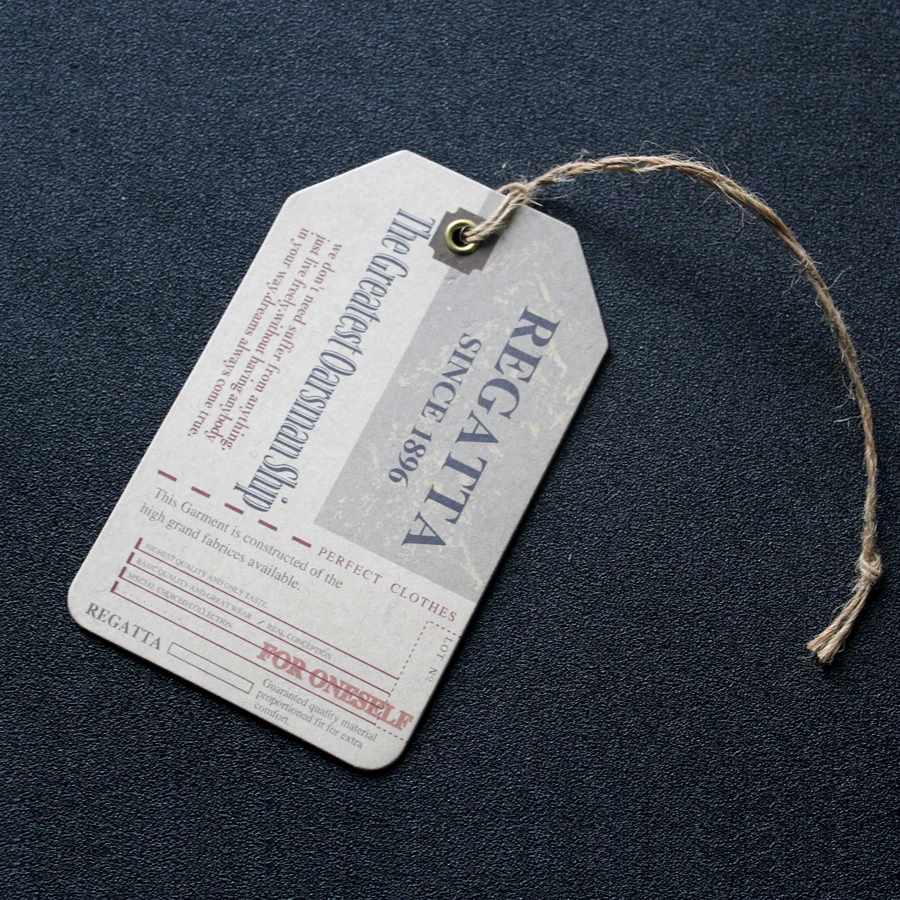 fashion customized price hang tags clothing tags of your own design