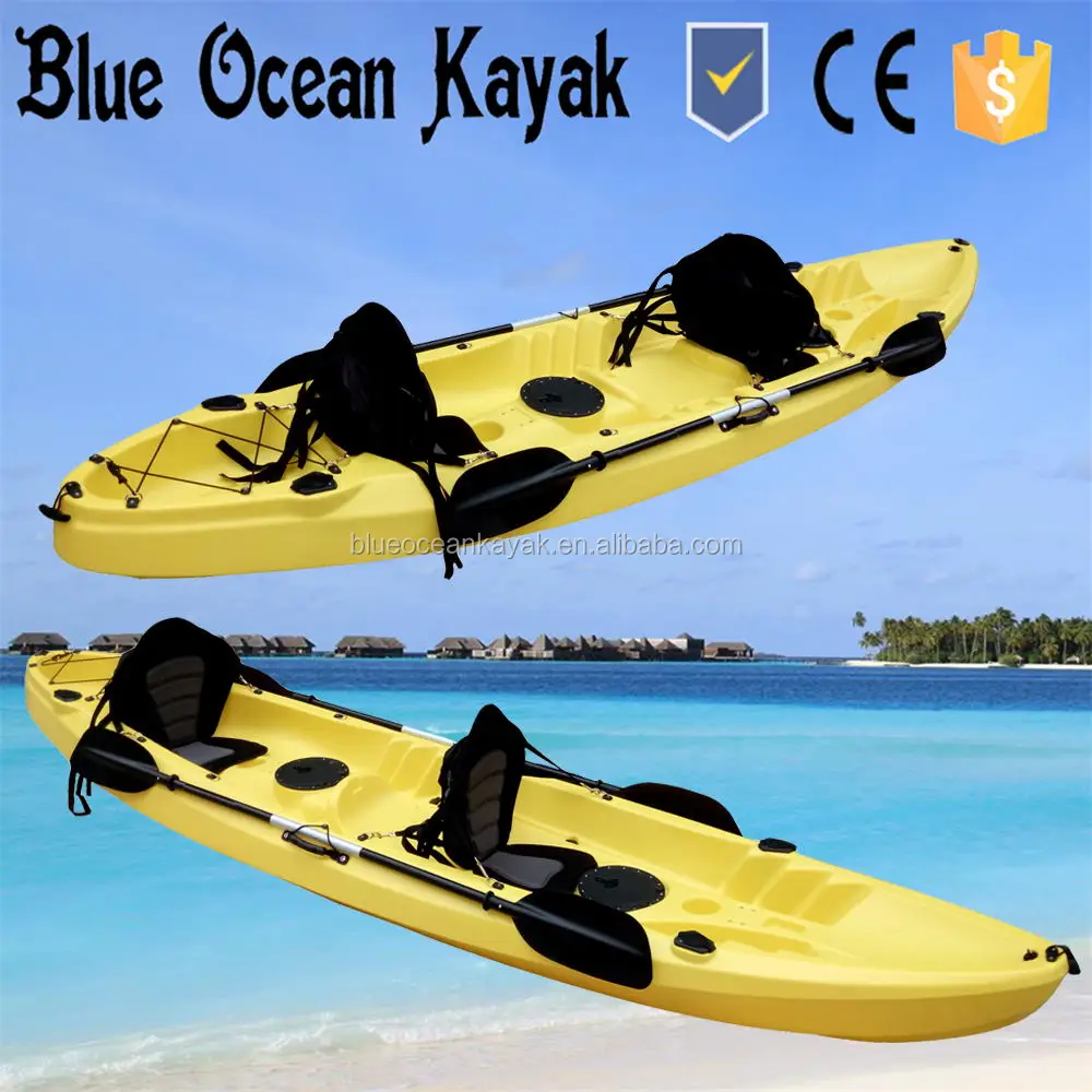 
2015 hot sale Blue Ocean 2 person fishing kayak/2 person fishing kayak on ocean/sea tour 2 person fishing kayak 