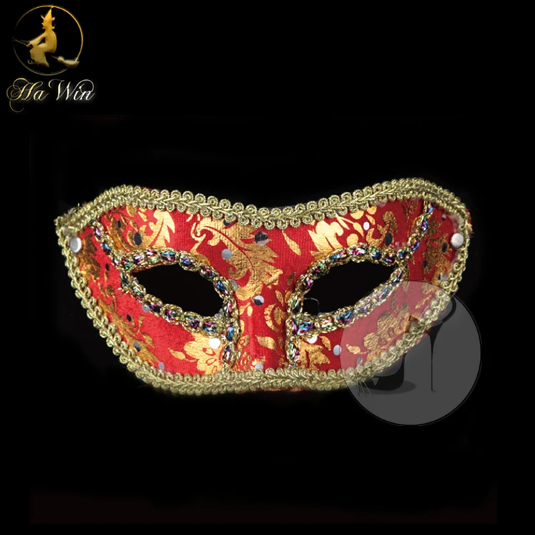 Factory supply customized face masks plastic party masks