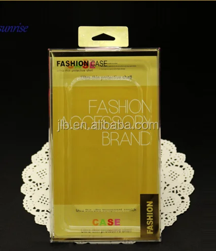 shenzhen customized mobile phone cover plastic packaging box for cell phone case