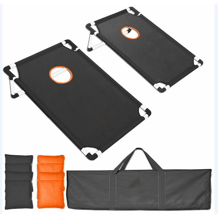 Outdoor Sport and Portable PVC Framed Corn Bean Bag Toss  Game Set With Carrying Case