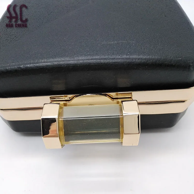 Small size cute fancy design mini metal purse frame with plastic shell for lady handbag clutch mobile phone case frame box