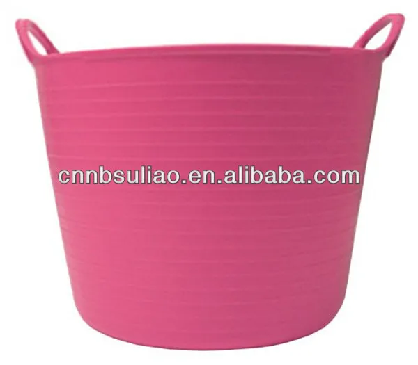 pe soft plastic garden bucket