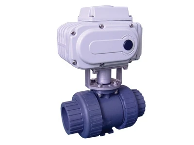 Factory supply 50mm electrical motorized actuator pvc plastic ball valve
