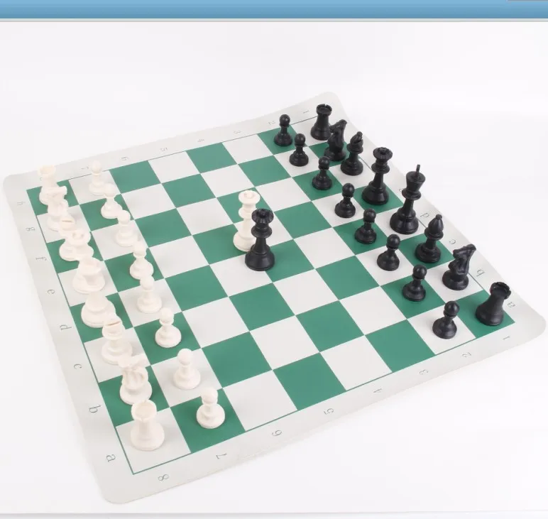Competition custom PUchess board plastic chess pieces