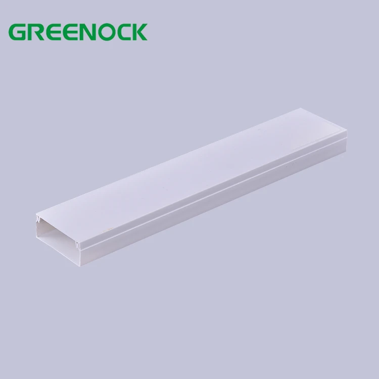 High quality good price easy open customized colour size building black blue gutters pvc for electric cable 12x8