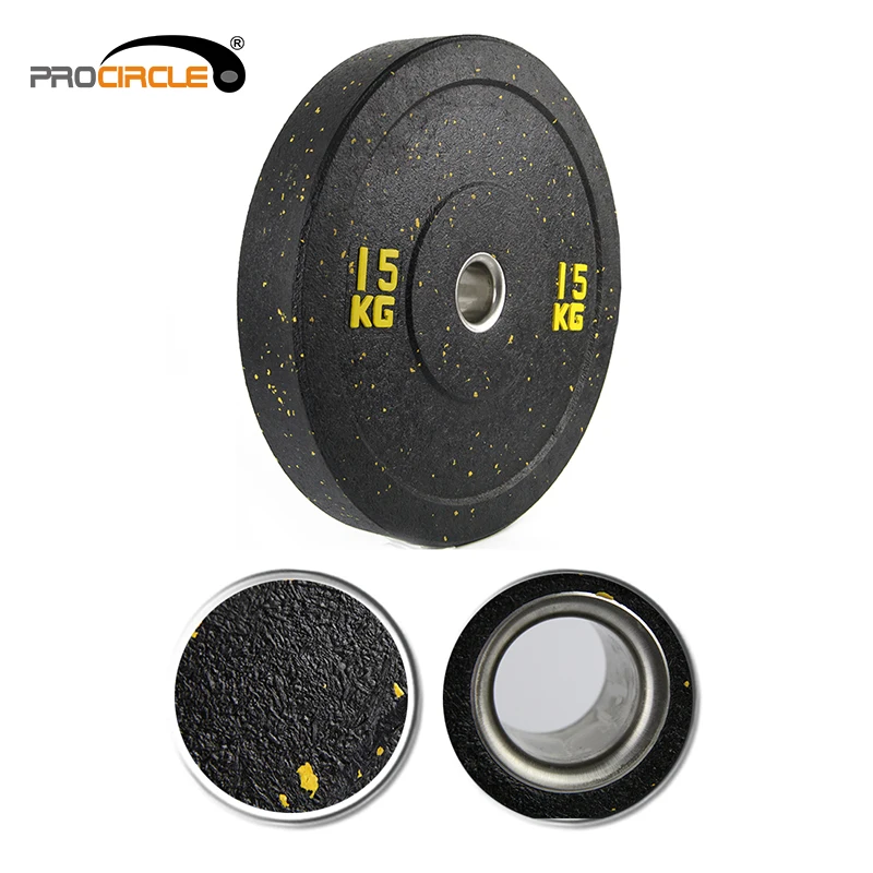 Cross Fitness Color Crumb Rubber Hi-temp Bumper Plate