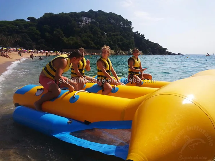 Inflatable flying fish water towable tubes/ inflatable water sled fly fish/ banana boat water sport game