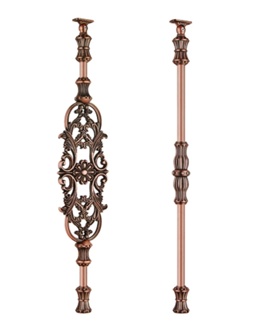 850mm antique brass plating Aluminum alloy Handrails