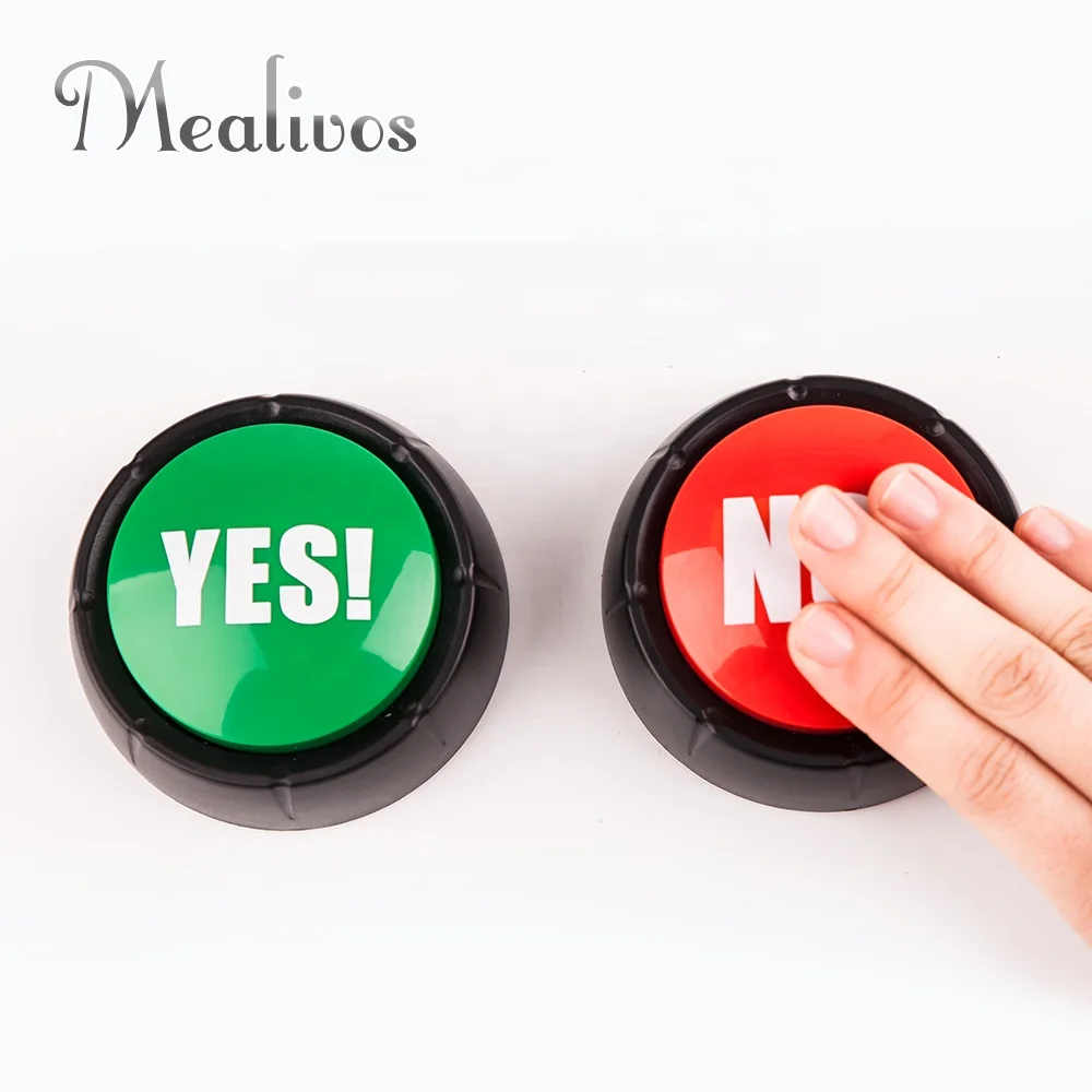Yes and No Decision Buzzer Buttons - 2 Pack