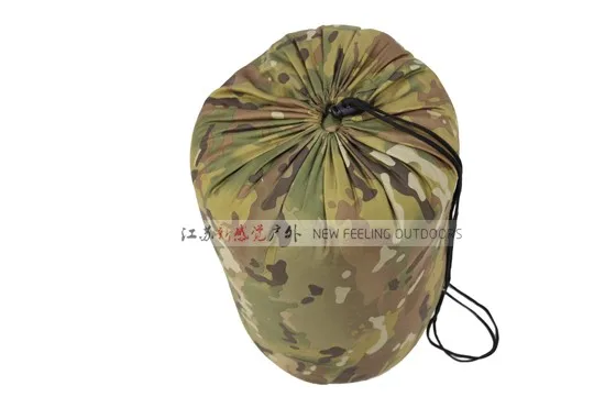 Камуфляжный спальный мешок в военном стиле для кемпинга, оптом