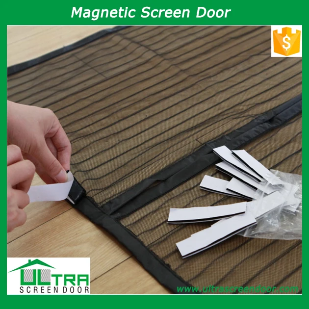 Heavy duty Mesh Anti Mosquito Net Reinforced Magnetic Fly screen door