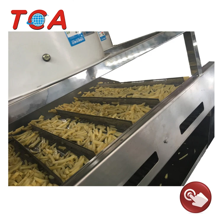 
1000 kg/h french fried potato fries production line 