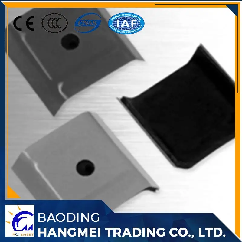 
Polycarbonate accessories aluminium edge profile sun sheet u profile 